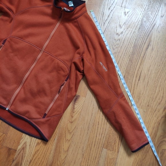 Arcteryx Arc'teryx Polartec Fleece Jacket Full Zip Made in Canada Orange men's L - Picture 13 of 13
